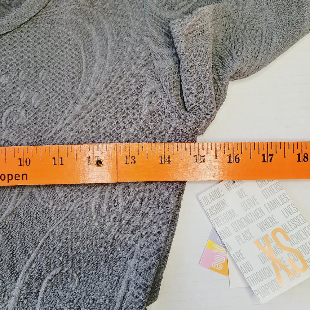 Lularoe Dress Teacher Womens XS Gray Amelia Preppy Classic Pockets Feminine Chic - Picture 4 of 11